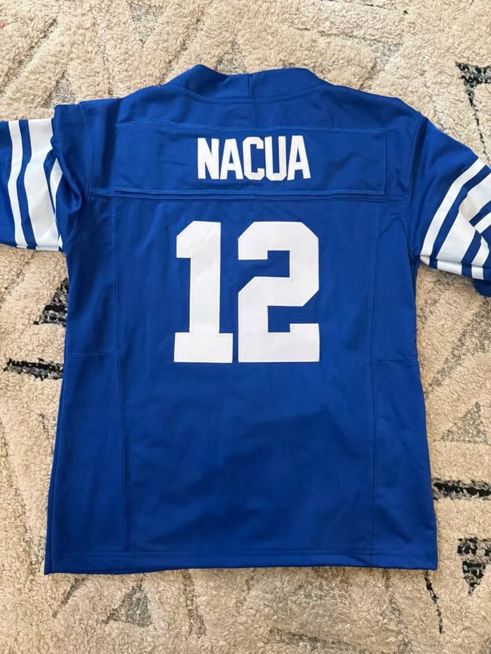 Puka Nacua Royal Stitched Jersey Blue